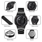 Quartz Watch – 9210 Fashion Trend Mens Business Wristwatch Simple Three-Dimensional...