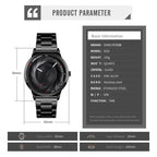 Quartz Watch – 9210 Fashion Trend Mens Business Wristwatch Simple Three-Dimensional...
