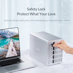 ORICO 9528U3 3.5-Inch External Hard Drive Enclosure – Aluminum Alloy, TPU