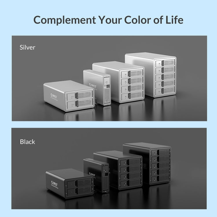 ORICO 9528U3 3.5-Inch External Hard Drive Enclosure – Aluminum Alloy, TPU