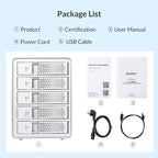ORICO 9528U3 3.5-Inch External Hard Drive Enclosure – Aluminum Alloy, TPU