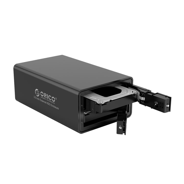 ORICO 9528RU3 3.5-Inch External Hard Drive Enclosure with RAID – Aluminum Alloy, TPU