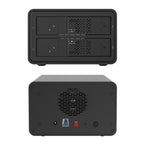 ORICO 9528RU3 3.5-Inch External Hard Drive Enclosure with RAID – Aluminum Alloy, TPU