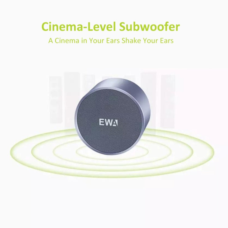 EWA A3 Mini Speakers 8W 3D Stereo Music Surround Wireless Bluetooth Speakers Portable Sonud Bass Support TF Cards USB – Shockproof, Waterproof, Bluetooth