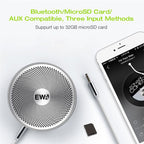 EWA A3 Mini Speakers 8W 3D Stereo Music Surround Wireless Bluetooth Speakers Portable Sonud Bass Support TF Cards USB – Shockproof, Waterproof, Bluetooth