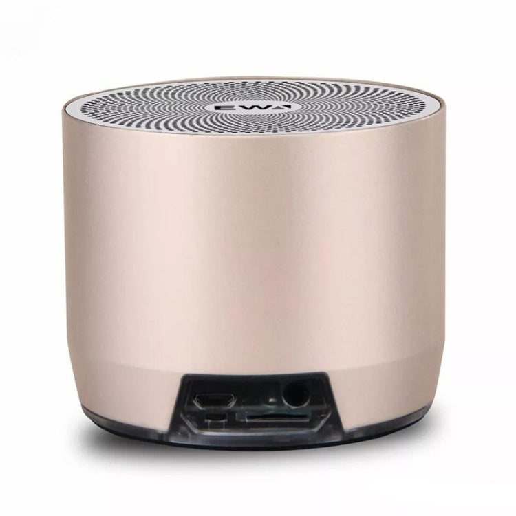 EWA A3 Mini Speakers 8W 3D Stereo Music Surround Wireless Bluetooth Speakers Portable Sonud Bass Support TF Cards USB – Shockproof, Waterproof, Bluetooth Gold