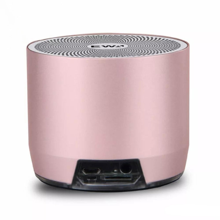 EWA A3 Mini Speakers 8W 3D Stereo Music Surround Wireless Bluetooth Speakers Portable Sonud Bass Support TF Cards USB – Shockproof, Waterproof, Bluetooth Rose Gold