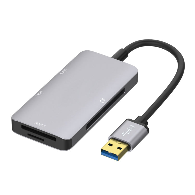 Onten 8107 USB3.0 HUB with CF SD TF Card Reader, 8107 – Durable Build, Easy to Use 8107