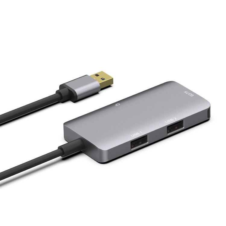 Onten 8107 USB3.0 HUB with CF SD TF Card Reader, 8107 – Durable Build, Easy to Use