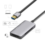 Onten 8107 USB3.0 HUB with CF SD TF Card Reader, 8107 – Durable Build, Easy to Use