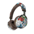 VJ086 Graffiti Headset Wireless Sports Bluetooth Headset Water Transfer Color Print Headset, Support TF, FM Dazzle Colour