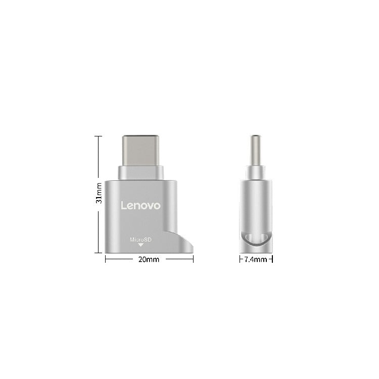 Lenovo D201 Type-C To TF Card Reader – Durable Build, Easy to Use
