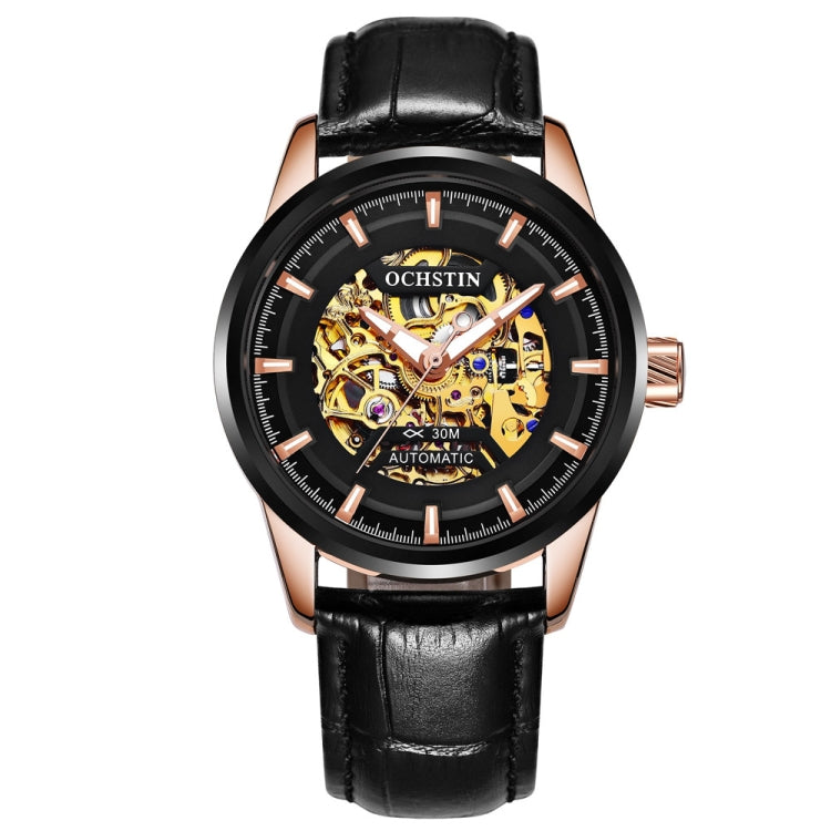 Mechanical Watch – Leather #2 Black