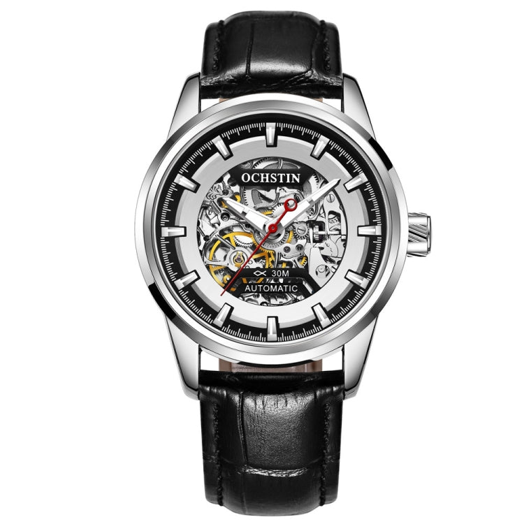 Mechanical Watch – Leather #2 Silvery