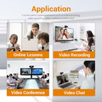 HD 1080P Webcam Built-in Microphone Smart Web Camera USB Streaming Beauty Live Camera for Computer Android TV – TPU