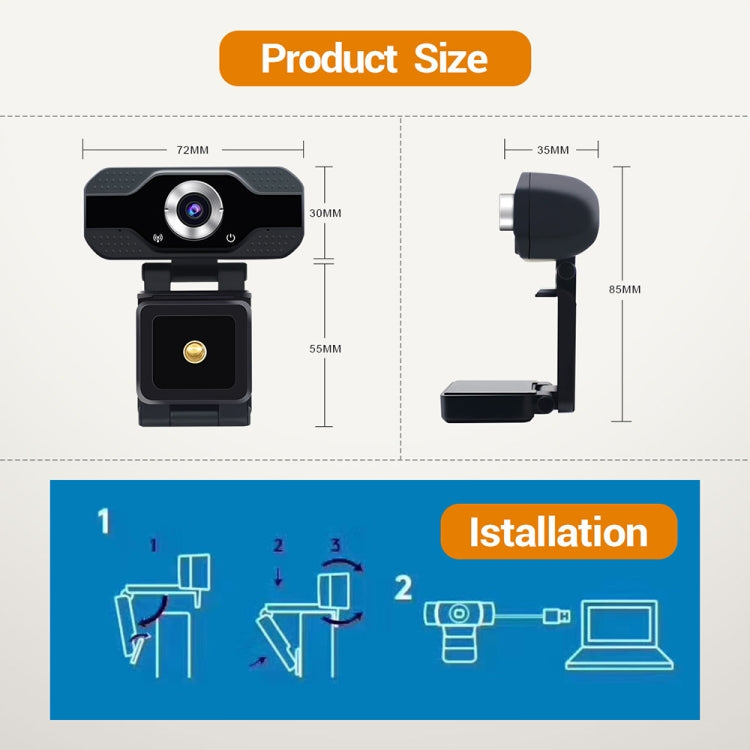 HD 1080P Webcam Built-in Microphone Smart Web Camera USB Streaming Beauty Live Camera for Computer Android TV – TPU