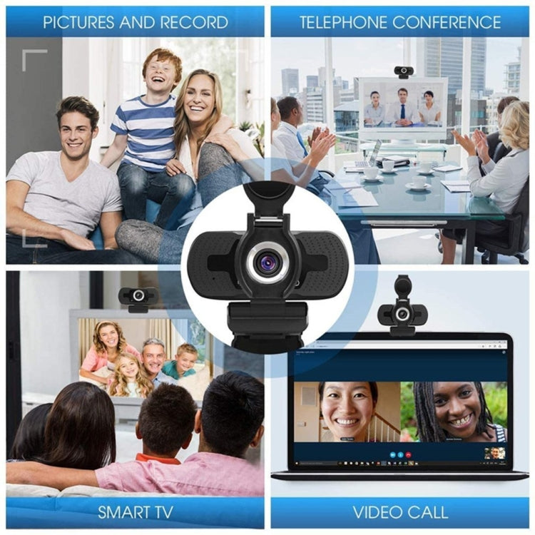Full HD 1080P Web Camera With Noise Cancellation Microphone Skype Streaming Live Camera for Computer Android TV – TPU