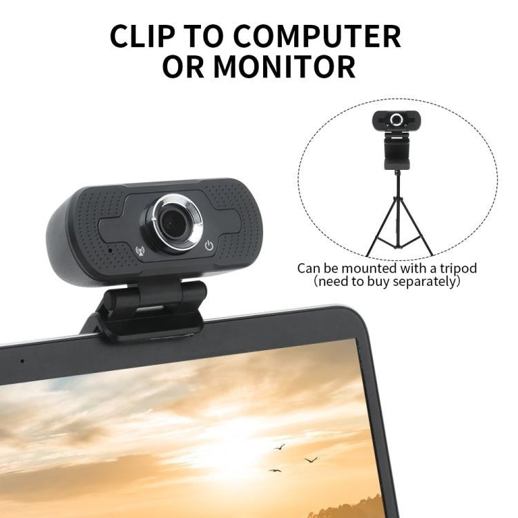 Full HD 1080P Web Camera With Noise Cancellation Microphone Skype Streaming Live Camera for Computer Android TV – TPU