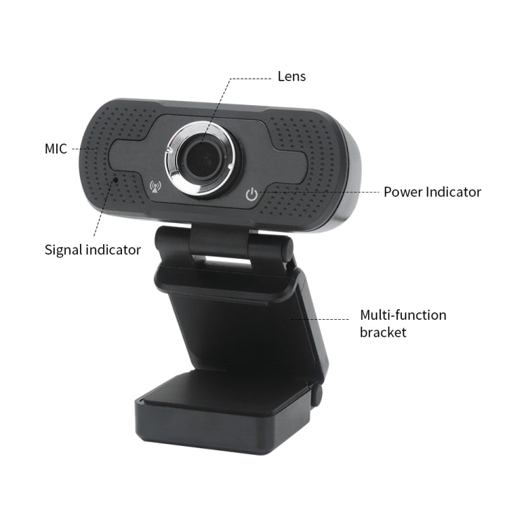 Full HD 1080P Web Camera With Noise Cancellation Microphone Skype Streaming Live Camera for Computer Android TV – TPU