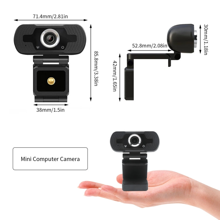 Full HD 1080P Web Camera With Noise Cancellation Microphone Skype Streaming Live Camera for Computer Android TV – TPU