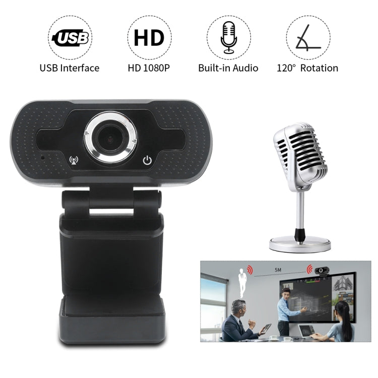 Full HD 1080P Web Camera With Noise Cancellation Microphone Skype Streaming Live Camera for Computer Android TV – TPU