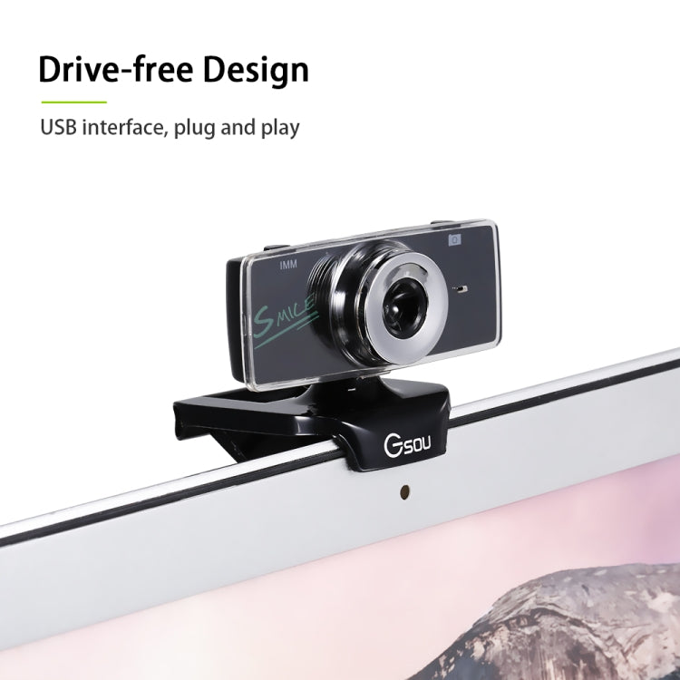 B01 HD Webcam Built-in Microphone Smart Web Camera USB Streaming Live Camera With Noise Cancellation – TPU