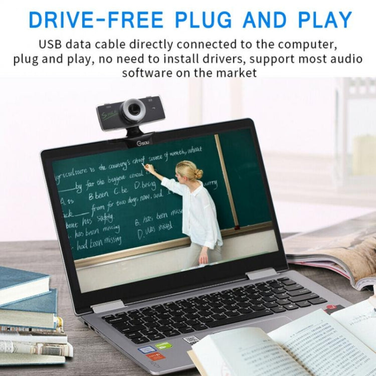 B01 HD Webcam Built-in Microphone Smart Web Camera USB Streaming Live Camera With Noise Cancellation – TPU