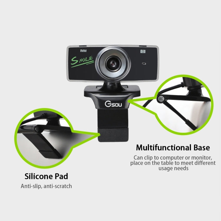 B01 HD Webcam Built-in Microphone Smart Web Camera USB Streaming Live Camera With Noise Cancellation – TPU