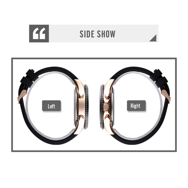 Watch – 1538 Multi-Function Time Large Dial Steel Belt Men Casual Sports...