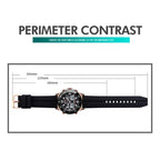 Watch – 1538 Multi-Function Time Large Dial Steel Belt Men Casual Sports...