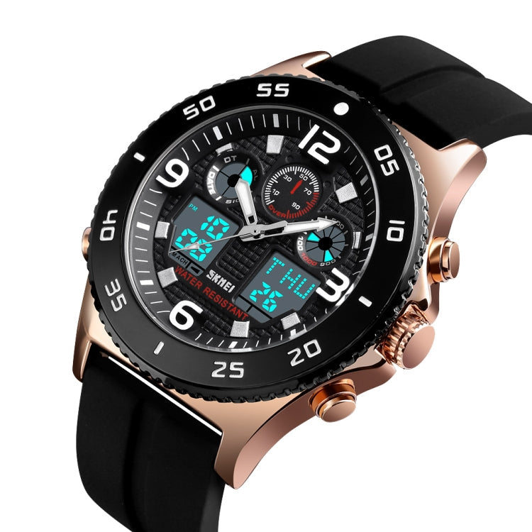 Watch – 1538 Multi-Function Time Large Dial Steel Belt Men Casual Sports...