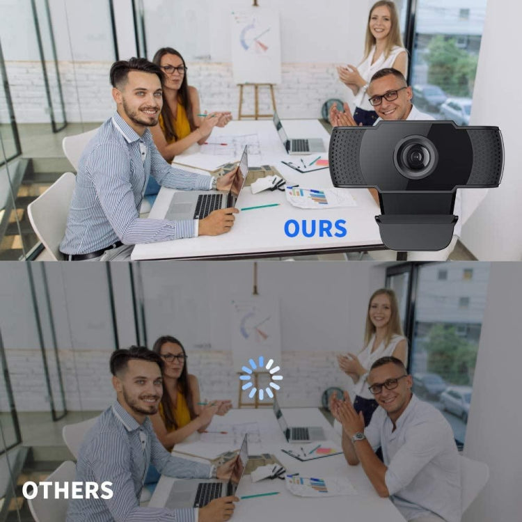 HD 1080P Megapixels USB Webcam Camera CMOS Sensor with MIC for Computer PC Laptops – Durable Build, Easy to Use