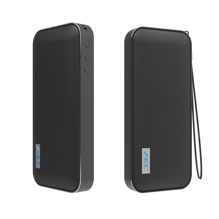 AEC BT-205 Portable Wireless Bluetooth Speaker Stereo Music Loudspeaker Built-in Microphone, Support TF Card Black