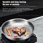 Titanium Coated Stainless Steel Skillet