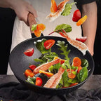 32cm Non-Stick Wok – Maifan Stone Coating, Gas & Induction Compatible, Great for Stir-Frying, Sautéing, and Everyday Cooking