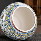 Ceramic Storage Pot & Tea Jar with Lid | Large Capacity | 5 Designs