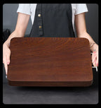 Solid Wood Rectangular Cutting Board with Handle – 3cm Thick, Double-Sided, Paint-Free, Great for Chopping Meat, Vegetables, and Everyday Kitchen Use