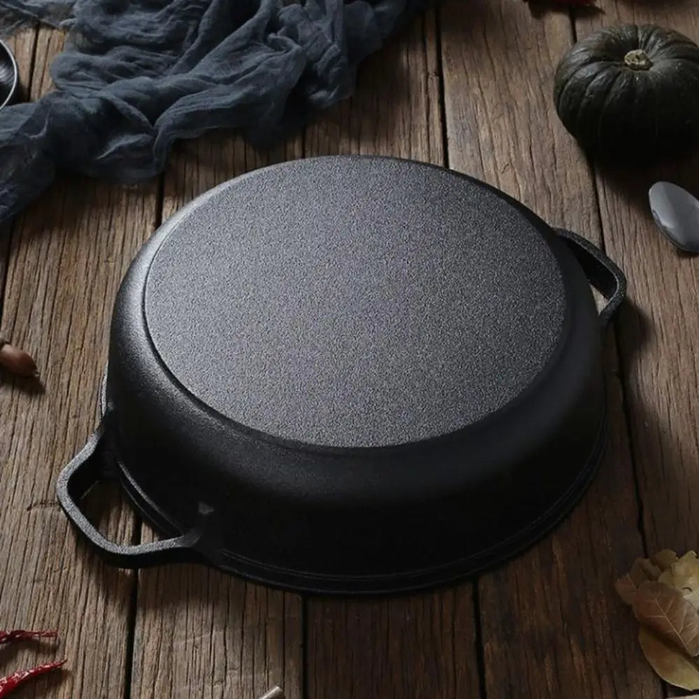 Cast Iron Pan with Dual Handles