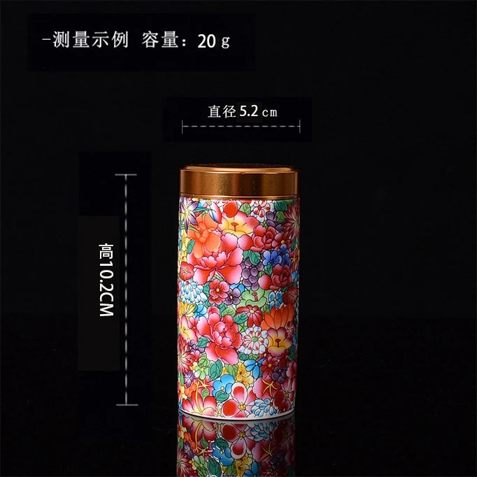Ceramic Tea Canister & Storage Jar with Lid | Sealed | Multiple Colours