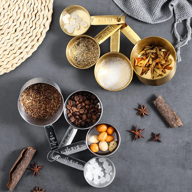 Stainless Steel Measuring Spoon & Cup Set