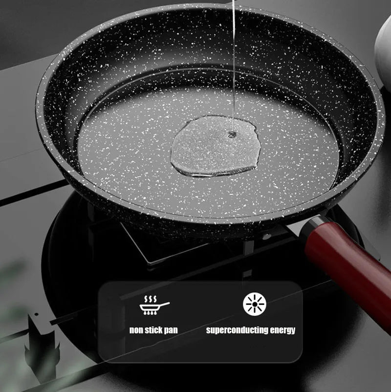 Non-Stick Frying Pan – Skillet for Eggs, Pancakes, Meat, Fish, Searing, Sautéing &amp; Everyday Cooking, Gas & Induction Compatible, Available in 24cm, 26cm & 28cm with Optional Lid