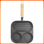 Cast Iron Kitchen Egg Frying Pan 3 Cup Nonstick Breakfast Pan For Gas And Induction Stoves Burger Sausage China Mainland