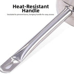Stainless Steel Saucepan with Lid - Available sizes: 16cm, 18cm, 20cm, 22cm, 24cm
