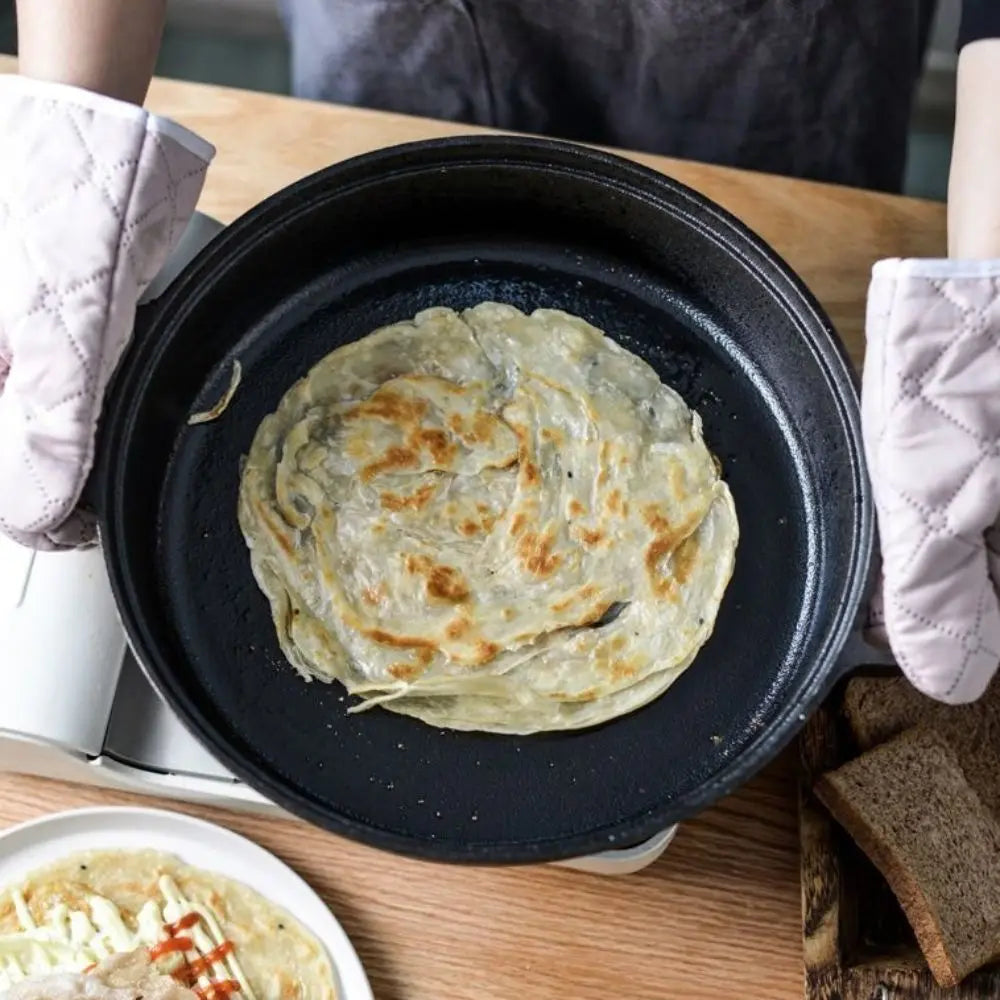 Cast Iron Pan with Dual Handles