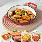 Cast Iron Pan with Dual Handles – Oven Safe, Induction & All Hob Compatible