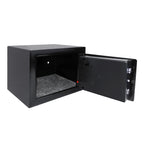 4.6L Electonic Safe Box with Keypad and 2 Keys, Wall Mounted Safe with Prodrilled Holes, Security Safe Box for Home Hotel Use