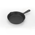 Pre-Seasoned Round Cast Iron Skillet black 16cm