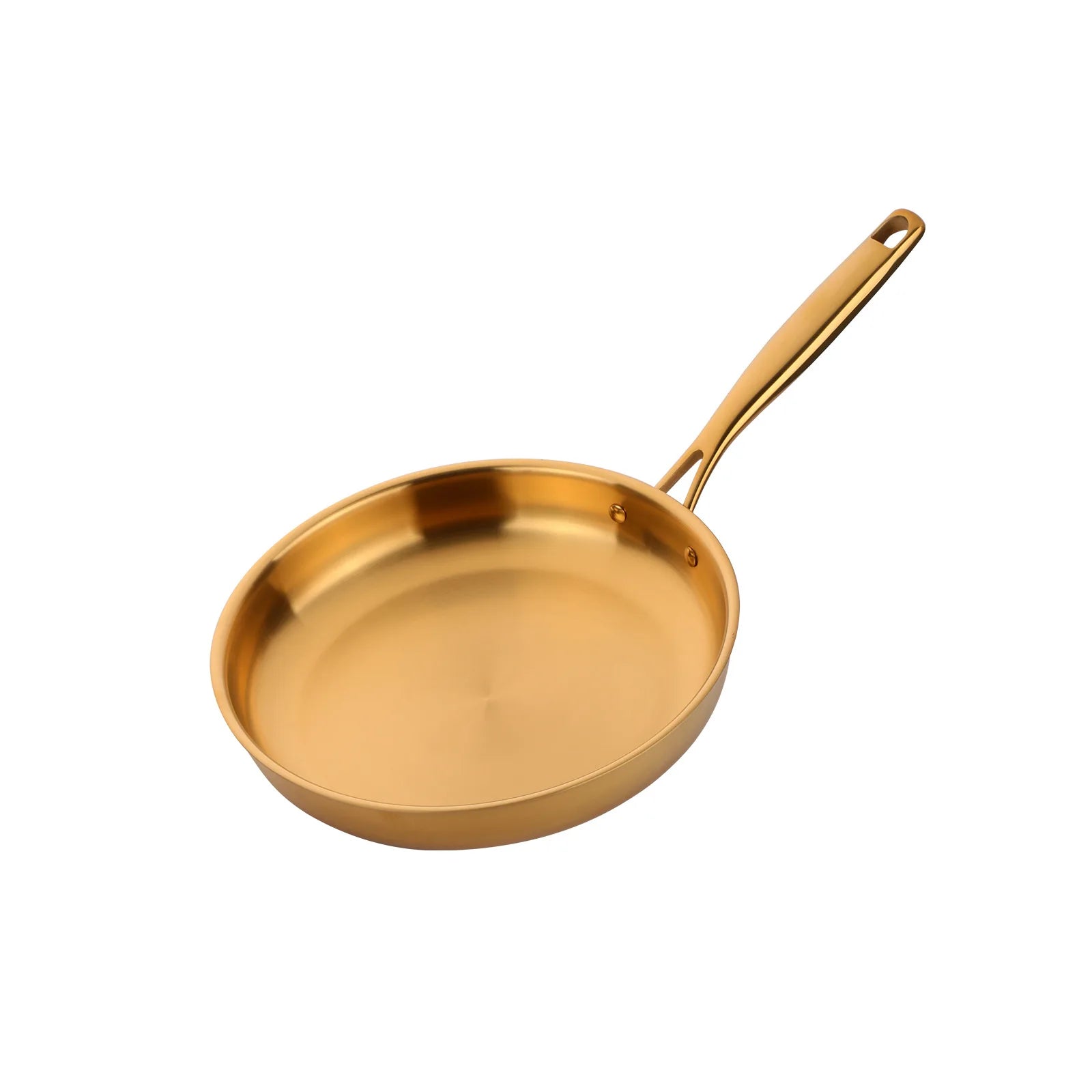 304 Stainless Steel Skillet 28cm Gold 28cm