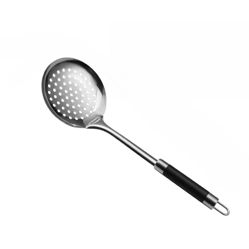 Stainless Steel Cooking Utensil Set — Available in Different Sets or Individual Kitchen Utensils Stainless steel skimmer 1-Piece