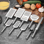 Stainless Steel Kitchen Grater, Zester & Peeler – Available in Different Sizes and Shapes